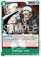 Card art for Trafalgar Law (OP02-035)