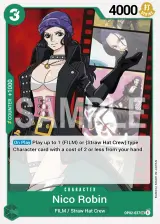 Card art for Nico Robin (OP02-037)