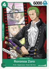 Card art for Roronoa Zoro (OP02-043)