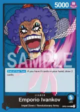 Card art for Emporio.Ivankov (OP02-049)