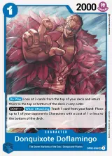Card art for Donquixote Doflamingo (OP02-056)