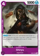 Card art for Shiryu (OP02-076)