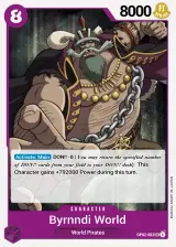 Card art for Byrnndi World (OP02-082)