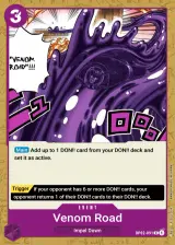Card art for Venom Road (OP02-091)