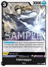 Card art for Helmeppo (OP02-113)