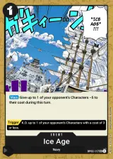Card art for Ice Age (OP02-117)