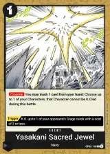 Card art for Yasakani Sacred Jewel (OP02-118)