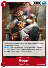 Card art for Buggy (OP03-008)