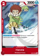 Card art for Haruta (OP03-009)
