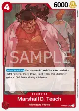 Card art for Marshall.D.Teach (OP03-012)