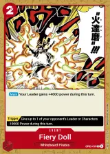 Card art for Fiery Doll (OP03-019)