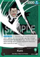 Card art for Kuro (OP03-021)