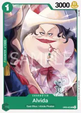 Card art for Alvida (OP03-023)