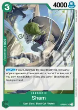 Card art for Sham (OP03-027)