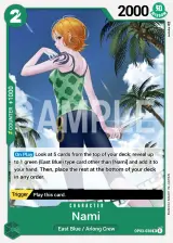 Card art for Nami (OP03-030)