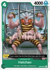 Card art for Hatchan (OP03-033)