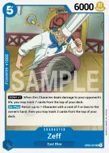 Card art for Zeff (OP03-047)