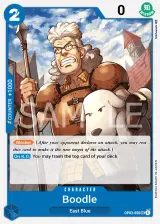 Card art for Boodle (OP03-050)
