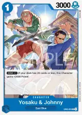 Card art for Yosaku &amp; Johnny (OP03-053)