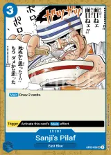 Card art for Sanji&#39;s Pilaf (OP03-056)