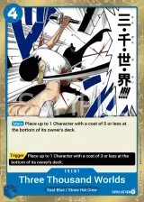 Card art for Three Thousand Worlds (OP03-057)