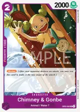Card art for Chimney &amp; Gonbe (OP03-065)