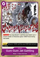 Card art for Gum-Gum Jet Gatling (OP03-072)