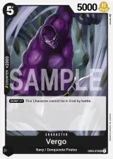 Card art for Vergo (OP03-079)