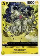Card art for Kingbaum (OP03-100)