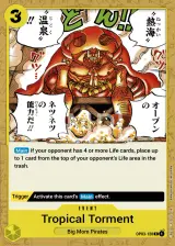 Card art for Tropical Torment (OP03-120)