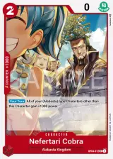 Card art for Nefeltari Cobra (OP04-012)