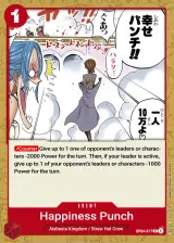 Card art for Happiness Punch (OP04-017)