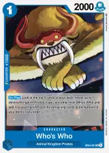 Card art for Who&#39;s.Who (OP04-051)