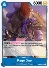 Card art for Page One (OP04-053)