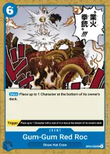 Card art for Gum-Gum Red Roc (OP04-056)