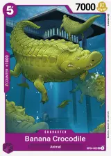 Card art for Bananagator (OP04-062)