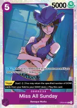 Card art for Ms. All Sunday (OP04-064)