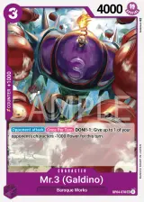Card art for Mr.3(Galdino) (OP04-070)