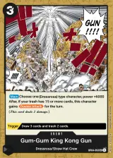 Card art for Gum-Gum King Kong Gun (OP04-093)