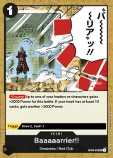 Card art for Barrier!! (OP04-095)