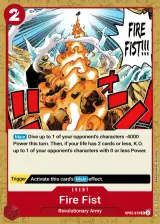 Card art for Fire Fist (OP05-019)