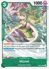 Card art for Monet (OP05-036)