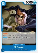 Card art for X.Drake (OP05-055)