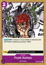 Card art for Punk Rotten (OP05-078)