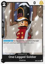 Card art for One-Legged Toy Soldier (OP05-081)
