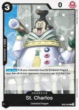 Card art for Saint Charlos (OP05-084)