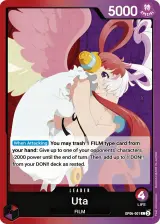 Card art for Uta (OP06-001)