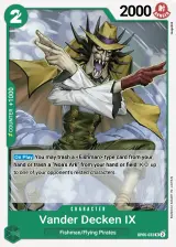 Card art for Vander Decken IX (OP06-033)