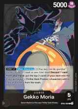 Card art for Gecko Moria (OP06-080)