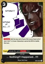 Card art for ...Nothing...at All!!! (OP06-096)